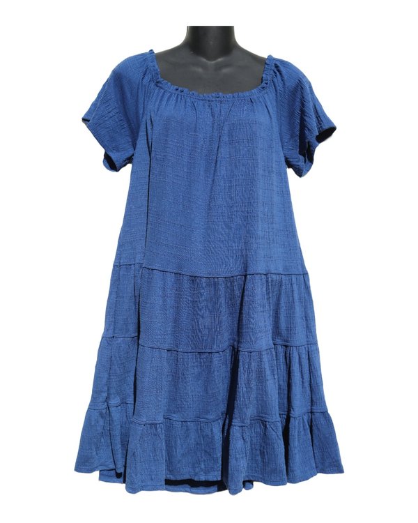 Vestido Azul Campesino MAX STUDIO PF1A3205