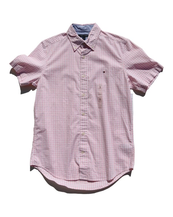 Camisa Cuadros Rosa Tommy Hilfiger PF1A3237