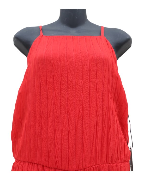 Jumpsuit Plisado Rojo HD her destiny PF1A3084 - vista alternativa