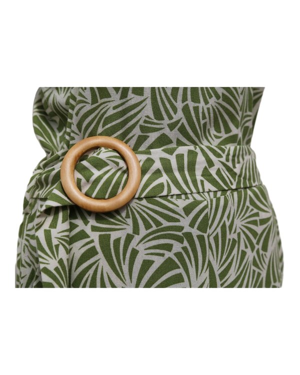 Jumpsuit Verde Estampado monteau Los Angeles PF1A2956 - vista alternativa