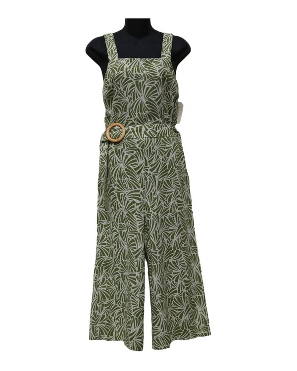 Jumpsuit Verde Estampado monteau Los Angeles PF1A2956