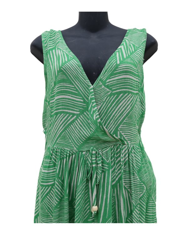 Jumpsuit Verde Geométrico hand of the free PF1A3096 - vista alternativa