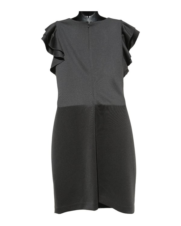 Vestido Negro con Volantes Tommy Hilfiger PF1A3231 - vista alternativa