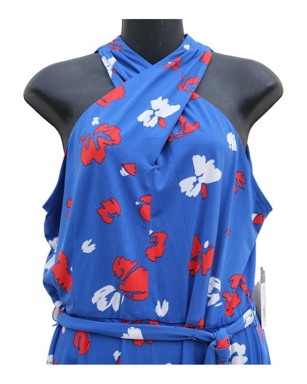 Vestido Halter Floral Tahari PF1A3147 - vista alternativa