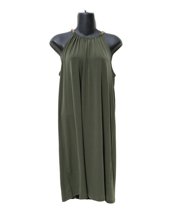Vestido Halter Olivo Michael Kors PF1A3001