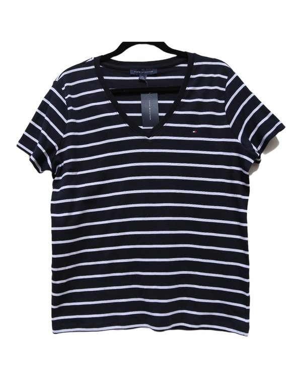 Playera Rayas Azul c/Blanco TOMMY HILFIGER PF1A2951
