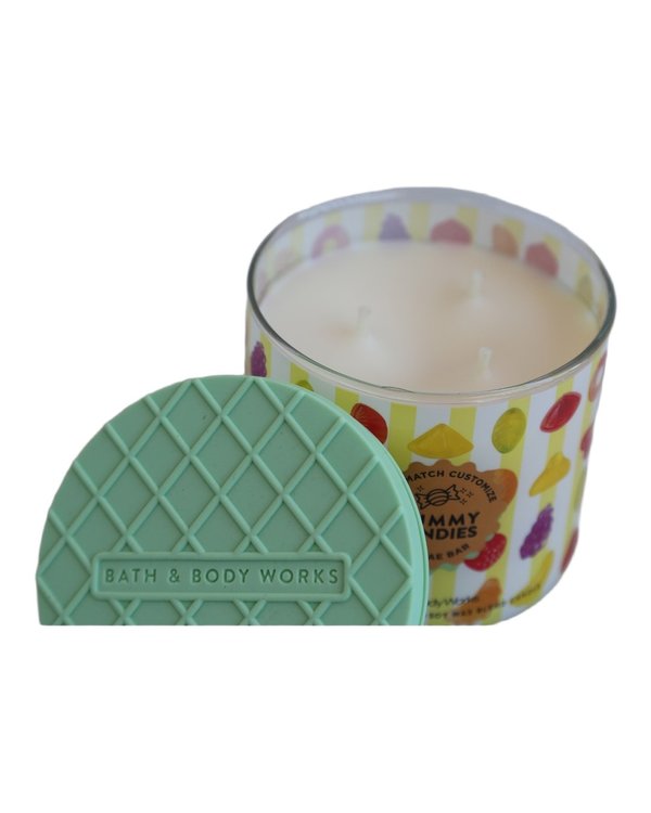 3 - wick candle Gummy Candies Sundae Bar BATH & BODY WORKS PF1A2879 - vista alternativa