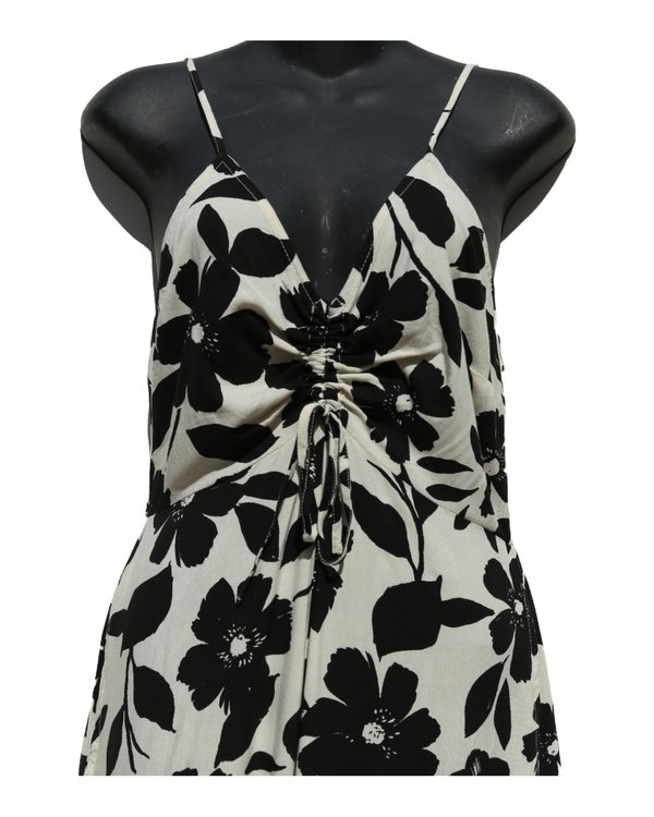 Jumpsuit Floral Negro Blanco Jepra PF1A3194 - vista alternativa