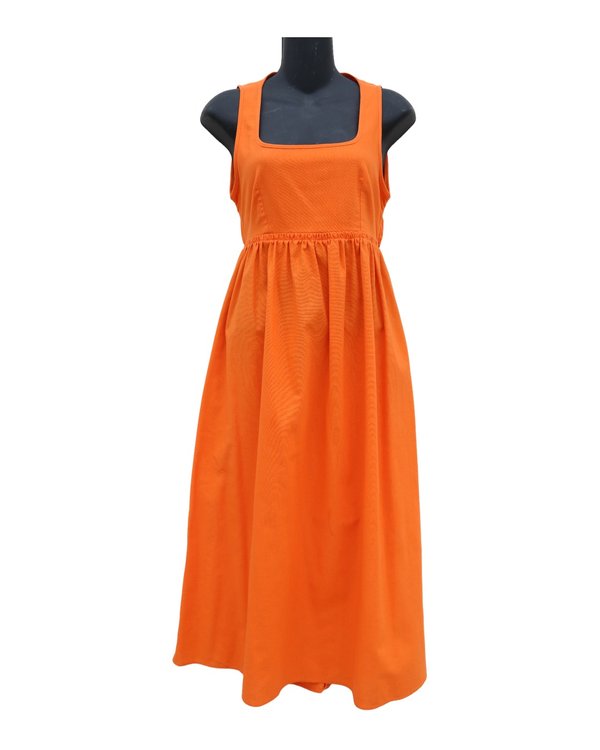Vestido Midi Naranja o.p.t one pretty time PF1A3120