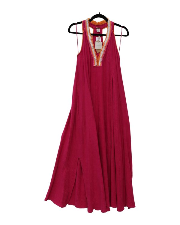 Vestido Maxi Rosa magaschoni PF1A2949