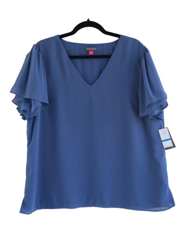 Blusa Azul Elegante Vince Camuto PF1A2922